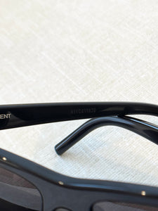SAINT LAURENT EYEWEAR Mica Cat-eye Acetate Sunglasses / Black