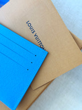 Load image into Gallery viewer, 💙NEW!!  LOUIS VUITTON 2025 Canvas Credit Card Holder / Gaston Blue
