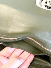 Load image into Gallery viewer, [SOLD] GUCCI GG Milano Mini Leather Top Handle Bag in Dark Olive
