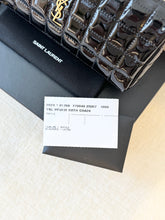 Load image into Gallery viewer, SAINT LAURENT 2024 Cassandre Matelassé Carré Pouch on Chain / Black
