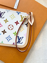 Load image into Gallery viewer, LOUIS VUITTON 2025 LV x TM Takashi Murakami Monogram Pochette Wristlet Pouch
