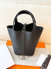 Load image into Gallery viewer, ✨NEW✨2025 Hermes Picotin 18 Clémence / Dark Bronze / Gold Hardware
