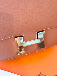 ✨TIMELESS✨Hermès Constance 24 Gold / Evercolor / Gold Hardware