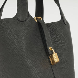 ✨NEW✨2025 Hermes Picotin 18 Clémence / Dark Bronze / Gold Hardware