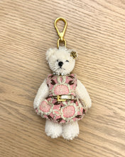 Load image into Gallery viewer, PRADA Crystal Trick Teddy Bear Keychain Charm
