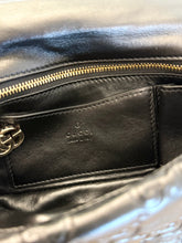 Load image into Gallery viewer, GUCCI GG Milano Mini Leather Top Handle Bag in Black
