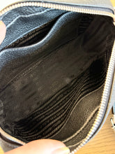 Load image into Gallery viewer, [SOLD] PRADA Logo-Plaque Small Leather Crossbody Bag in Black
