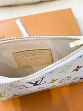 Load image into Gallery viewer, LOUIS VUITTON 2025 LV x TM Takashi Murakami Monogram Pochette Wristlet Pouch
