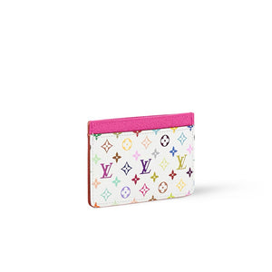 LOUIS VUITTON 2025 LV x TM Takashi Murakami Monogram Canvas Card Holder