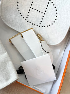✨NEW✨2025 Hermes Evelyne III 29 PM Bag - New White - Gold Hardware