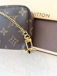LOUIS VUITTON Monogram Canvas Mini Pochette Accessories