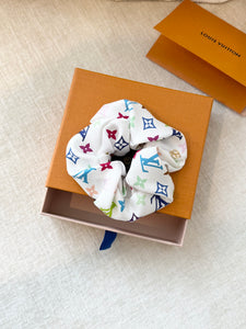 🤍 NEW! LOUIS VUITTON 2025 LV x TM Takashi Murakami Monogram Multicolor Chouchou