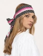 Load image into Gallery viewer, GUCCI Polka Dot Print Silk Headscarf / M no
