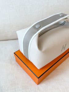 🤍 NEW!! 2025 HERMÉS Bride-a-Brac Case / Small Model / Natural