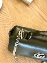 Load image into Gallery viewer, [SOLD] GUCCI GG Milano Mini Leather Top Handle Bag in Dark Olive
