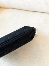 Load image into Gallery viewer, GUCCI GG Monogram Canvas Charm Web Pochette / Black
