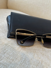 Load image into Gallery viewer, CHANEL Rectangular Metal Sunglasses / Gold Gray Gradient
