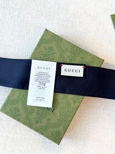 GUCCI GG Printed Silk Twill Scarf / Multicolor