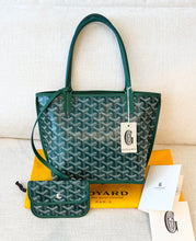 Load image into Gallery viewer, 💚NEW! 2025 GOYARD Anjou Reversible Mini Tote Bag / Green
