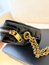 Load image into Gallery viewer, SAINT LAURENT 2024 Cassandre Matelassé Carré Pouch on Chain / Black

