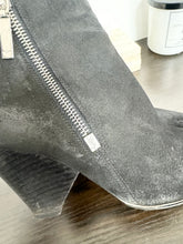 Load image into Gallery viewer, SAINT LAURENT Niki 85 Suede Ankle Boots - Black - EU37.5
