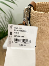 Load image into Gallery viewer, [SOLD] LOEWE Slit Large Raffia and Calfskin Tote Bag - Natural/Tan
