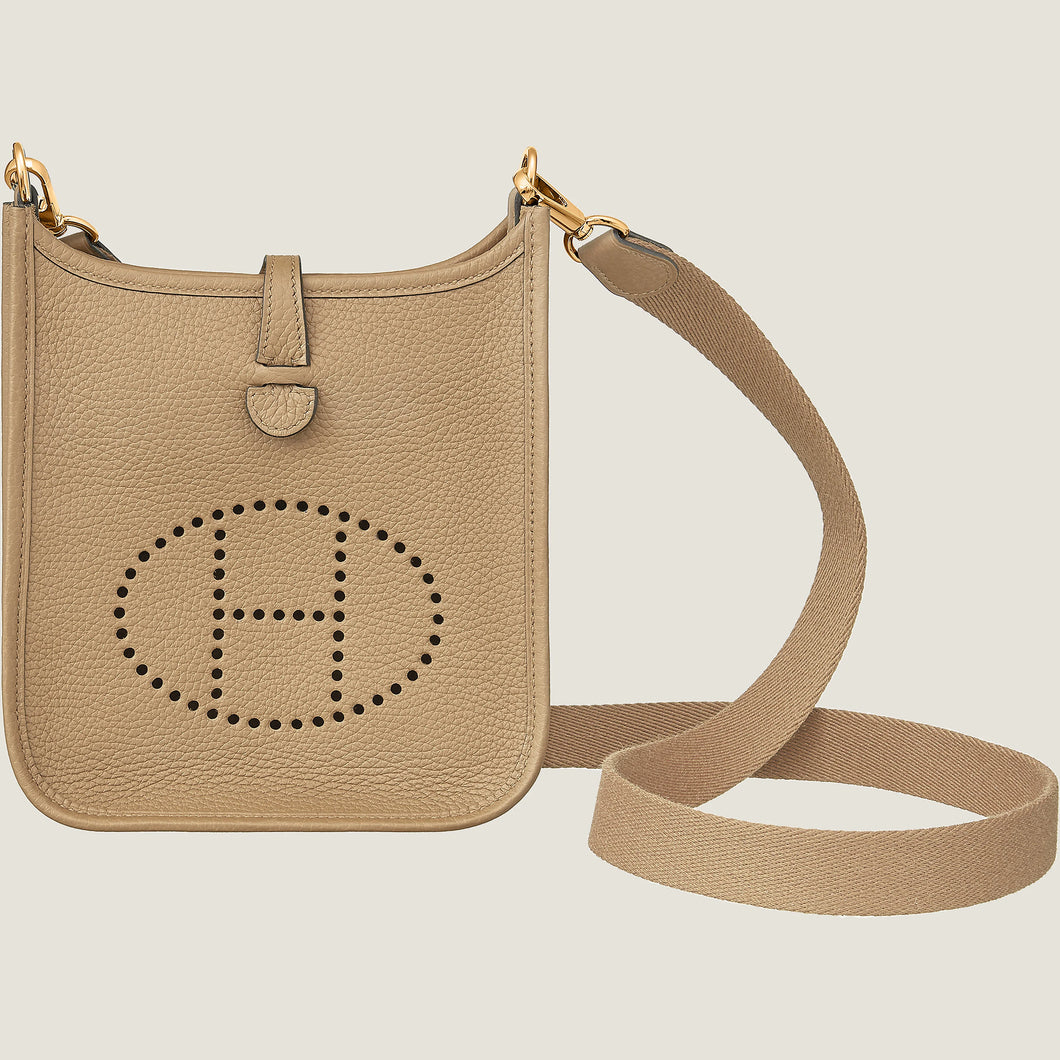 ✨NEW✨2025 Hermes Evelyne TPM 16 Amazone Bag / Trench / Gold Hardware