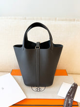 Load image into Gallery viewer, ✨NEW✨2025 Hermes Picotin 18 Clémence / Dark Bronze / Gold Hardware
