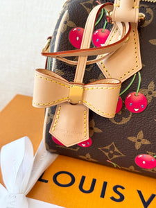 🍒 LOUIS VUITTON LV x TM Takashi Murakami Monogram Cherry Speedy Bandoulière 20