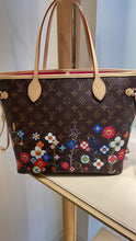 Load image into Gallery viewer, LOUIS VUITTON 2025 LV x TM Takashi Murakami Neverfull MM Monogram Tote
