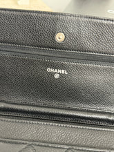 Load image into Gallery viewer, ▪️SOLD▪️CHANEL Classic Caviar Quilted Wallet On Chain in Black Leather
