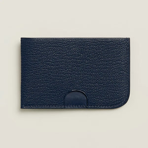 HERMES 2023 “Poisson” Card Holder in
Bleu Navy / Bleu Zéphyr / Vert Comics