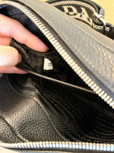 Load image into Gallery viewer, [SOLD] PRADA Logo-Plaque Small Leather Crossbody Bag in Black
