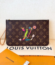 Load image into Gallery viewer, LOUIS VUITTON 2025 LV x TM Takashi Murakami Monogram Pochette Wristlet Pouch
