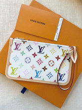Load image into Gallery viewer, LOUIS VUITTON 2025 LV x TM Takashi Murakami Monogram Pochette Wristlet Pouch
