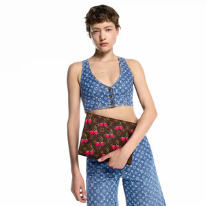 🍒 LOUIS VUITTON LV x TM Takashi Murakami Monogram Cherry Toiletry Pouch