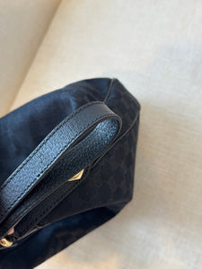 GUCCI GG Monogram Canvas Medium Charmy Hobo Bag / Black