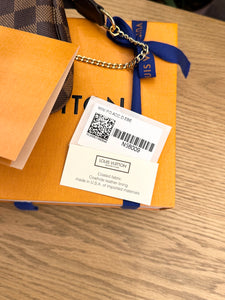 LOUIS VUITTON Damier Ebene Canvas Mini Pochette Accessoires
