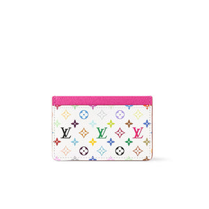 LOUIS VUITTON 2025 LV x TM Takashi Murakami Monogram Canvas Card Holder