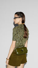 Load image into Gallery viewer, [SOLD] GUCCI GG Milano Mini Leather Top Handle Bag in Dark Olive
