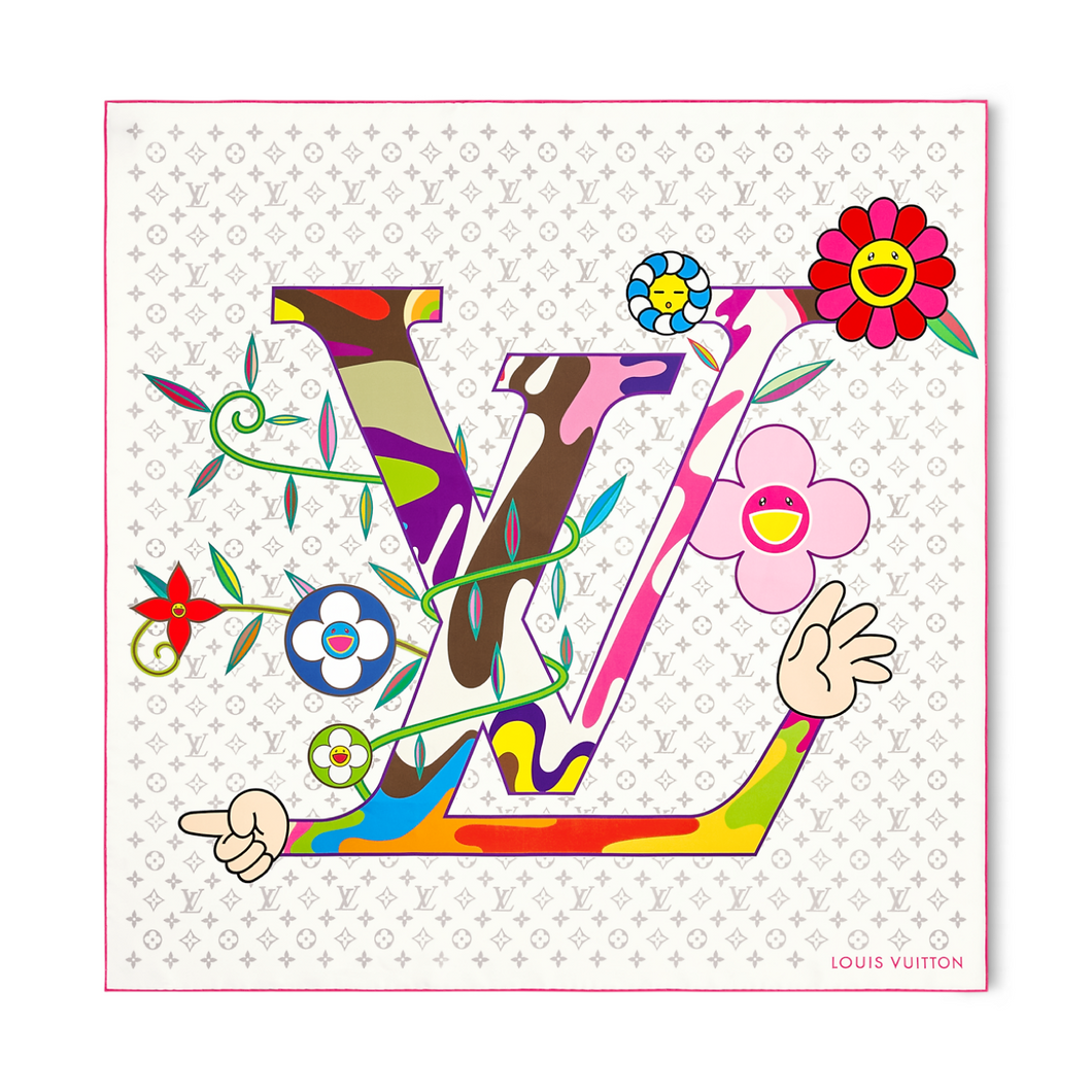 LOUIS VUITTON 2025 LV x TM Monogram Superflat Square 90