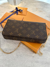 Load image into Gallery viewer, Louis Vuitton 2022 Felicie Pochette Monogram Crossbody Bag
