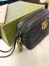 Load image into Gallery viewer, GUCCI GG Marmont Mini Crossbody Bag in Black
