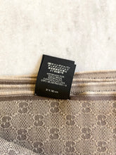 Load image into Gallery viewer, ▪️SOLD▪️GUCCI GG Unisex Verbier Jacquard Knit Scarf in Brown
